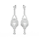 Load image into Gallery viewer, Elegant Streams Lab Grown Diamond Drop Earrings by Stefee Jewels