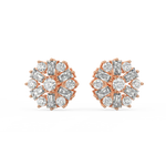 Load image into Gallery viewer, Radiant Flora Lab Grown Diamond  Pendant Set by Stefee Jewels