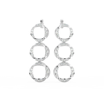 Load image into Gallery viewer, Glittering Charms Lab Grown Diamond Drop Earrings by Stefee Jewels