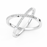 Load image into Gallery viewer, Signum Cross Lab Grown Diamond Ring by Stefee Jewels