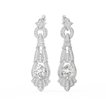 Load image into Gallery viewer, Shining Threads Lab Grown Diamond Drop Earrings by Stefee Jewels