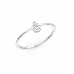 Load image into Gallery viewer, Round-Dewdrop Lab Grown Diamond Ring by Stefee Jewels