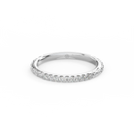 Load image into Gallery viewer, Round Embellished  Lab Grown Diamond Band by Stefee Jewels