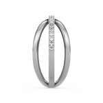 Load image into Gallery viewer, Criss-Cross  Lab Grown Diamond Ring by Stefee Jewels