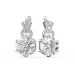 Load image into Gallery viewer, Elegant Glimmer Lab Grown Diamond Stud Earrings by Stefee Jewels