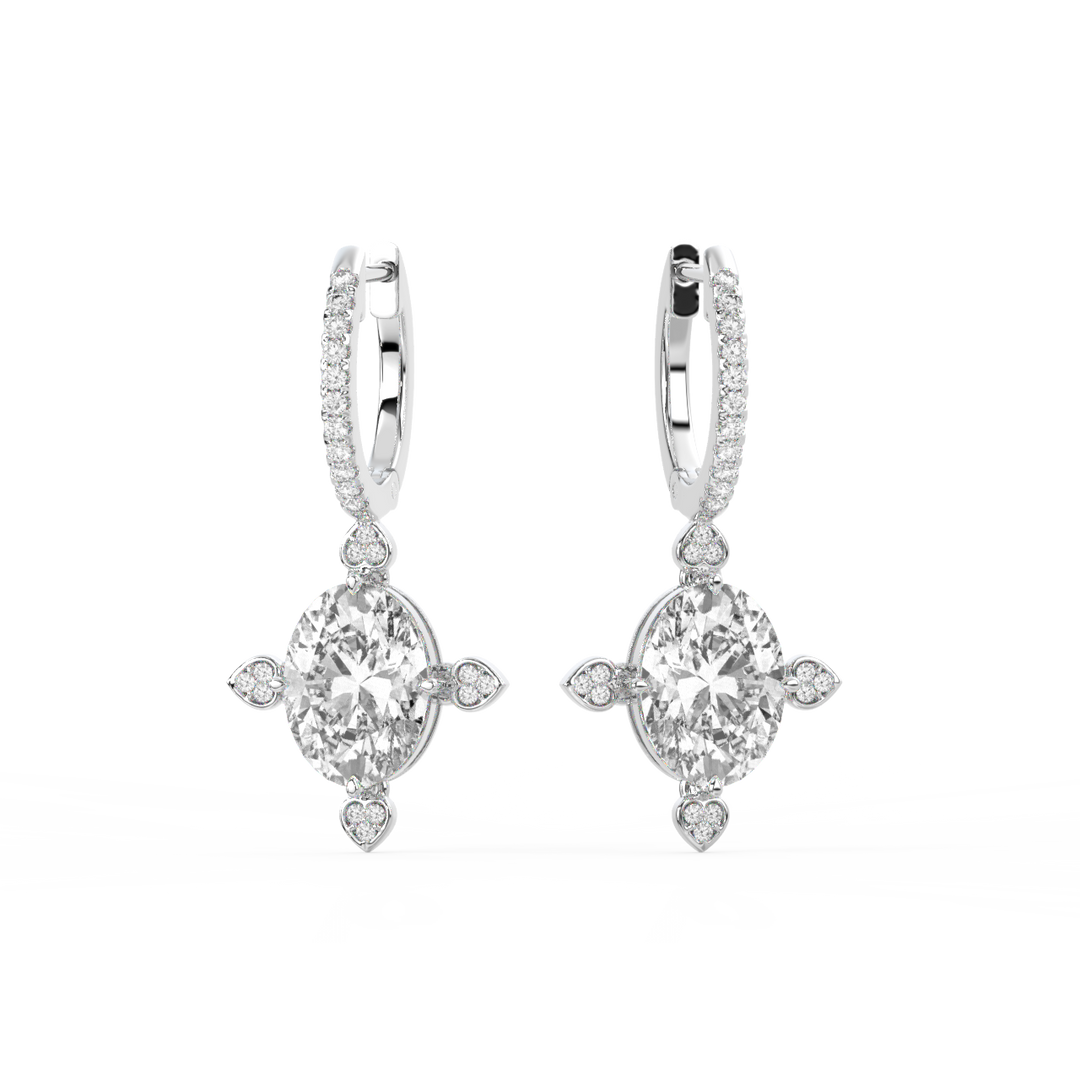 Minimalist  Lab Grown Diamond  Studs By Stefee Jewels