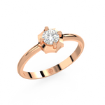 Load image into Gallery viewer, Empress Halo Lab Grown Diamond Engagement Ring by Stefee Jewels