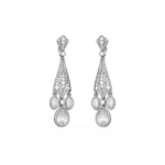 Load image into Gallery viewer, Ambrosia Star Lab Grown Diamond Drop Earrings by Stefee Jewels