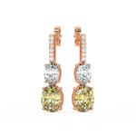 Load image into Gallery viewer, Sparkle and Shine Lab Grown Diamond Drop Earrings by Stefee Jewels
