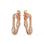 Load image into Gallery viewer, Glowing Grace Lab Grown Diamond Drop Earrings by Stefee Jewels