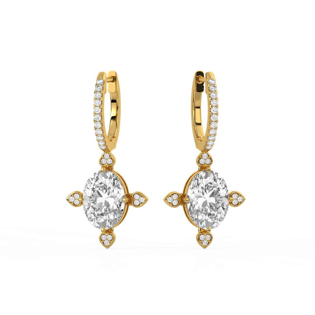 Minimalist  Lab Grown Diamond  Studs By Stefee Jewels