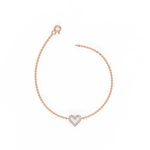 Load image into Gallery viewer, Open Heart Chain Lab Grown Diamond Bracelet by Stefee