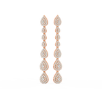 Load image into Gallery viewer, Sparkling Lab Grown Diamond Drop Earrings By Stefee Jewels