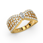 Load image into Gallery viewer, Alluring Diamond Lab Grown Diamond Ring for Wedding by Stefee Jewels