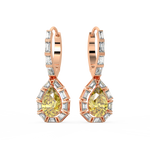 Load image into Gallery viewer, Radiant Reflections Lab Grown Diamond Drop Earrings by Stefee Jewels