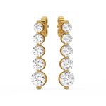 Load image into Gallery viewer, Elegant Double  Lab Grown Diamond Studs By Stefee Jewels