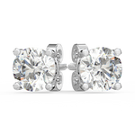 Load image into Gallery viewer, Solitaire Round Lab Grown Diamond Studs Earrings by Stefee