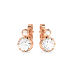 Load image into Gallery viewer, Twin Round Lab Grown Diamond  Studs By Stefee Jewels