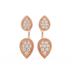 Load image into Gallery viewer, Pear Shaped Diamond Earrings By Stefee Jewels