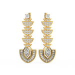 Load image into Gallery viewer, Precious Sparkle Lab Grown Diamond Drop Earrings by Stefee Jewels