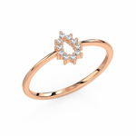 Load image into Gallery viewer, Open Dewdrop Round Lab Grown Diamond  Ring by Stefee Jewels