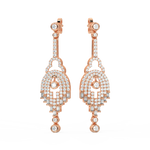 Load image into Gallery viewer, Elegant Streams Lab Grown Diamond Drop Earrings by Stefee Jewels