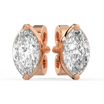 Load image into Gallery viewer, Luminous Love Lab Grown Diamond Stud Earrings by Stefee Jewels