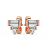 Load image into Gallery viewer, Bright Beeauty Lab Grown Diamond Stud Earrings by Stefee Jewels
