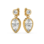 Load image into Gallery viewer, The Leafy  Lab Grown Diamond Earrings By Stefee Jewels