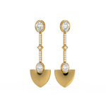 Load image into Gallery viewer, Pure Elegance Lab Grown Diamond Drop Earrings by Stefee Jewels