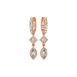 Load image into Gallery viewer, Glittering Grace Lab Grown Diamond Drop Earrings by Stefee Jewels