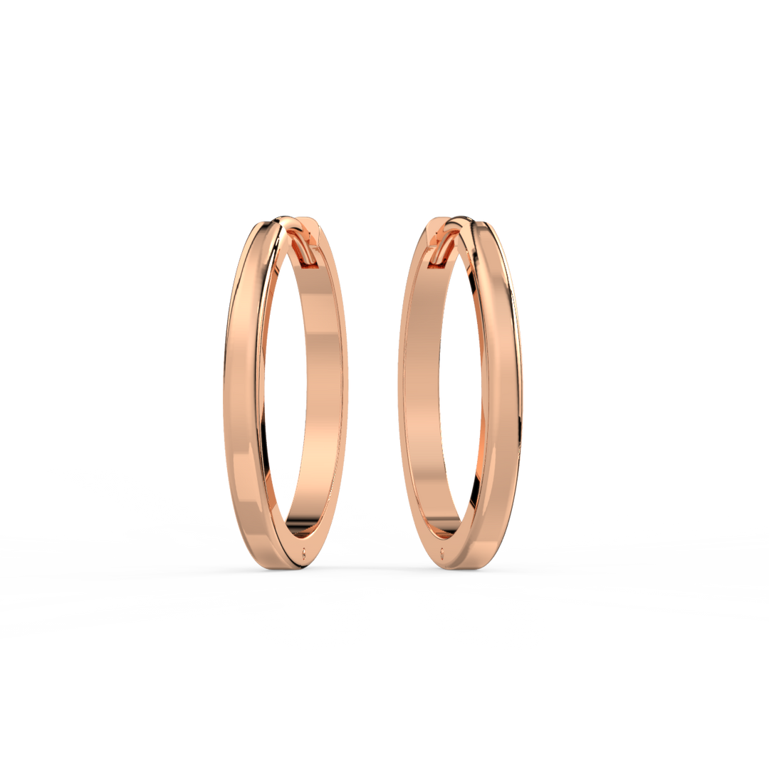 Huggie Hoops Lab Grown Diamond Earrings by Stefee