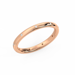 Load image into Gallery viewer, Stacking Band Ring with 9 Lab Grown Diamond Ring by Stefee Jewels