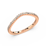Load image into Gallery viewer, Slight Rippling Round Lab Grown Diamond Ring by Stefee Jewels