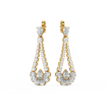 Load image into Gallery viewer, Flora Lab Grown Diamond  Danglers By Stefee Jewels