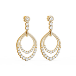 Load image into Gallery viewer, Timeless Round  Lab Grown Diamond Earrings By Stefee Jewels