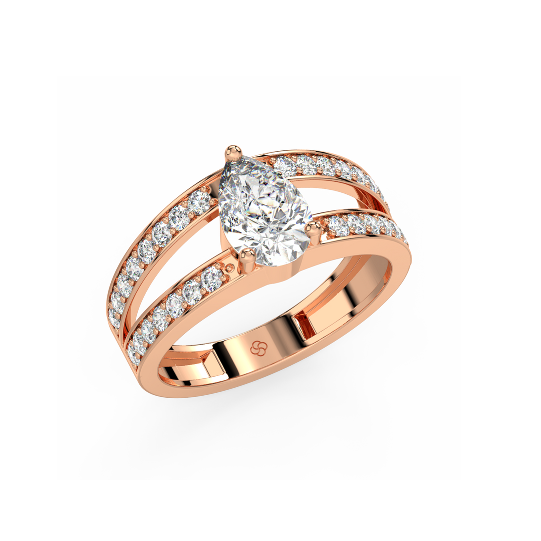 Bold & Double Radiant Ring by Stefee Jewels (Copy)