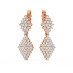 Load image into Gallery viewer, Lab Grown Diamond Raindrop Earrings  By Stefee Jewels