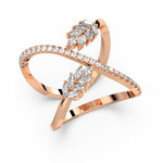 Load image into Gallery viewer, Brilliant Petals Lab Grown Diamond Ring by Stefee Jewels