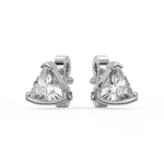 Load image into Gallery viewer, Eclectic Triangle  lab Grown Diamond  Pendant Set by Stefee Jewels
