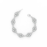 Load image into Gallery viewer, Sparkling Petals Lab Grown Diamond Bracelet by Stefee Jewels