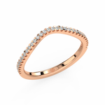 Load image into Gallery viewer, Rippling Round Lab Grown Diamonds Ring  by Stefee