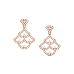 Load image into Gallery viewer, Brilliant Chains Lab Grown Diamond Drop Earrings by Stefee Jewels