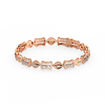 Load image into Gallery viewer, Minimalist Sparkle Lab Grown Diamond Chain Bracelet by Stefee Jewels