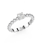 Load image into Gallery viewer, Radiant Single Stone Lab Grown Diamond Ring by Stefee Jewels