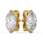 Load image into Gallery viewer, Luminous Love Lab Grown Diamond Stud Earrings by Stefee Jewels