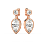 Load image into Gallery viewer, The Leafy  Lab Grown Diamond Earrings By Stefee Jewels