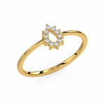 Load image into Gallery viewer, Open Dewdrop Round Lab Grown Diamond  Ring by Stefee Jewels