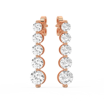Load image into Gallery viewer, Elegant Double  Lab Grown Diamond Studs By Stefee Jewels