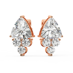 Load image into Gallery viewer, Classic Sparkle Lab Grown Diamond Stud Earrings by Stefee Jewels